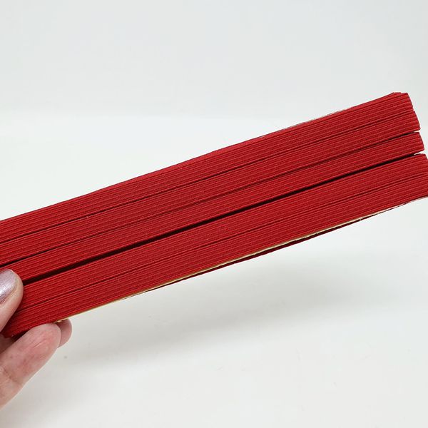 Elástico colorido chato 7mm - Vermelho (pacte com ... - BOUTIQUEDASRENDAS
